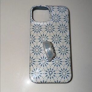 Loopy IPhone 14 Pro case Blue Geometrical design Like New